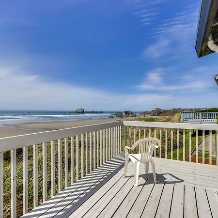 Spindrift Oceanfront Home Бандон Экстерьер фото